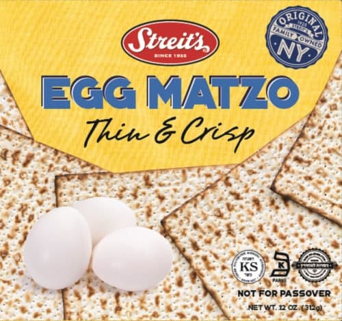 Streit'S Thin And Crisp Egg Matzo