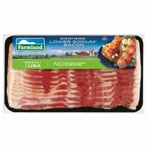 Farmland Lower Sodium Hickory Smoked Classic Cut Bacon