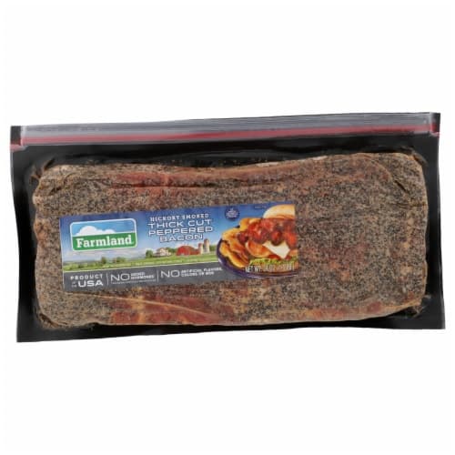 Farmland Naturally Hickory Smoked Peppered Thick Cut Bacon