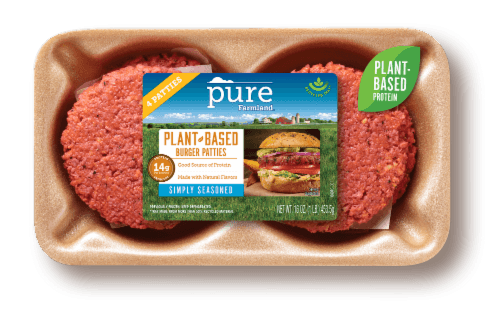Pure Farmland Simply Seasoned Plant-Based Burger Patties