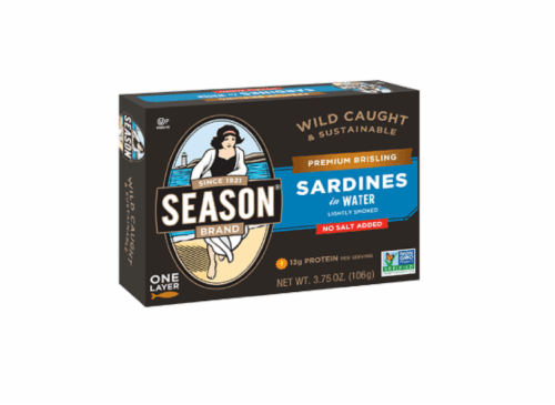 Season Brand Premium Brisling Sardines In Water
