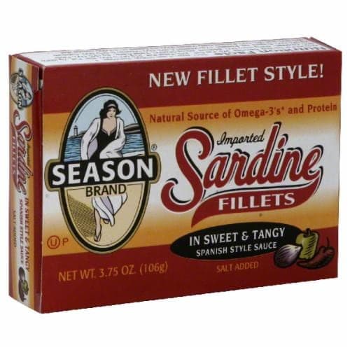 Season Brand Sweet & Tangy Sauce Sardine Fillets