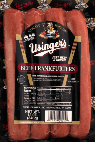 Usinger'S Beef Frankfurters