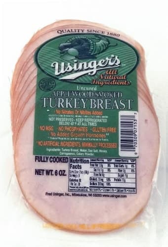 Usinger'S All Natural Applewood Smoked Turkey Breast