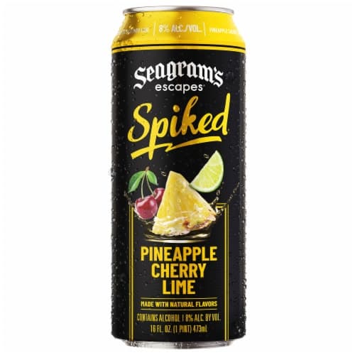 Seagram'S Escapes Malt Beverage, Premium, Pineapple Cherry Lime
