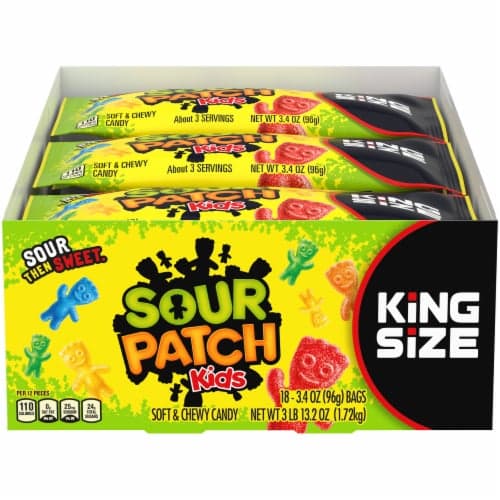 Sour Patch Kids King Size Soft & Chewy Candy