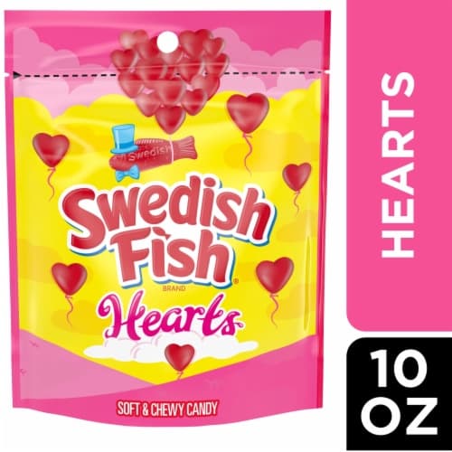 Swedish Fish Soft & Chewy Valentines Day Candy Hearts