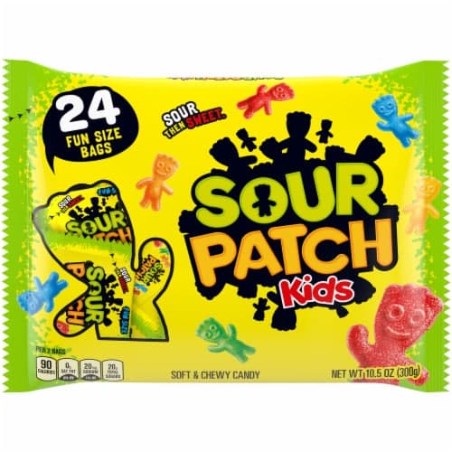 Sour Patch Kids Soft & Chewy Fun Size Candy