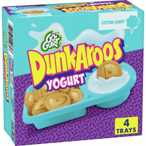 Dunkaroos Yogurt & Vanilla Cookies, Low Fat, Cotton Candy