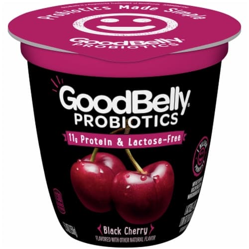 Goodbelly Probiotics Yogurt, Lactose-Free, Low Fat, Black Cherry