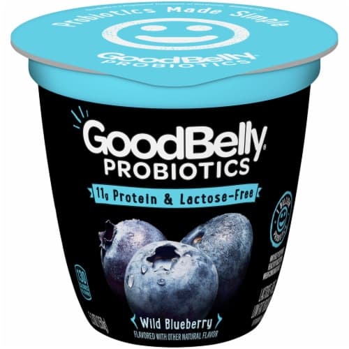 Goodbelly Yogurt, Low Fat, Wild Blueberry