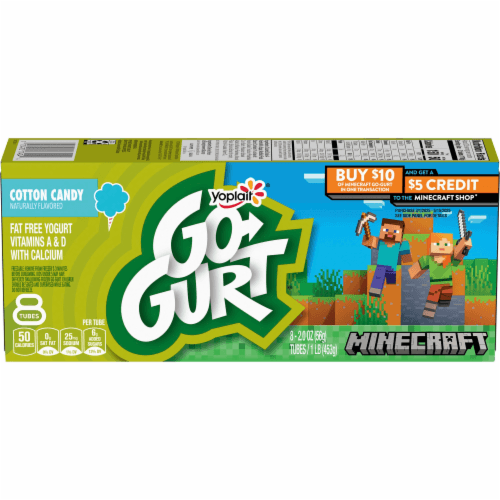 Go-Gurt Cotton Candy Low Fat Yogurt