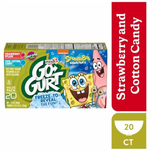 Go-gurt Strawberry & Cotton Candy Low Fat Yogurt