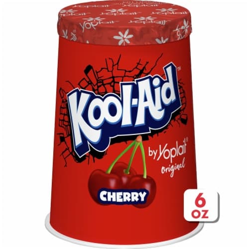 Yoplait Original Kool Aid Cherry Low Fat Yogurt