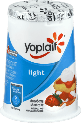 Yoplait Light Yogurt, Fat Free, Strawberry Shortcake