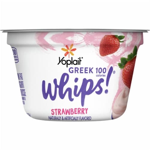 Yoplait Whips Lowfat Greek Strawberry Yogurt Mousse