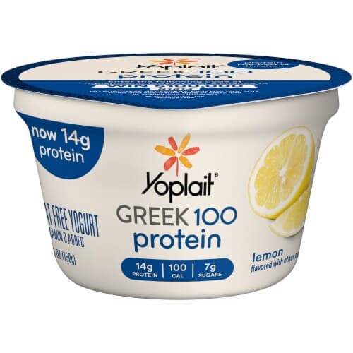 Yoplait Greek 100 Calories Yogurt, Fat Free, Lemon