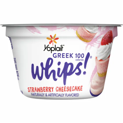 Yoplait Yogurt Mousse, Low Fat, Strawberry Cheesecake, Greek