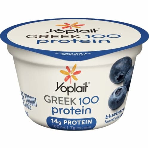 Yoplait Greek 100 Protein Fat Free Blueberry Yogurt