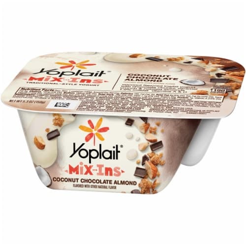 Yoplait Mix-Ins Yogurt, Traditional-Style, Coconut Chocolate Almond