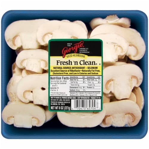 Giogio Fresh N’ Clean Sliced Mushrooms