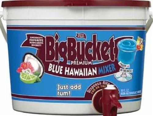 Master Of Mixes Big Bucket Blue Hawaiian Mixer