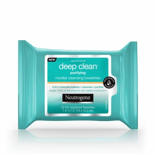 Neutrogena Facial Cleansing Wipes, Wipes, Oily Skin