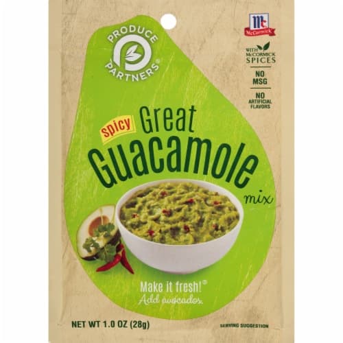 Mccormick Produce Partners Spicy Great Guacamole Mix