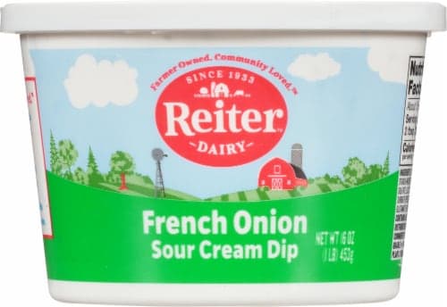 Reiter Dairy French Onion Dip, Dairy Sour Cream Dip - Container