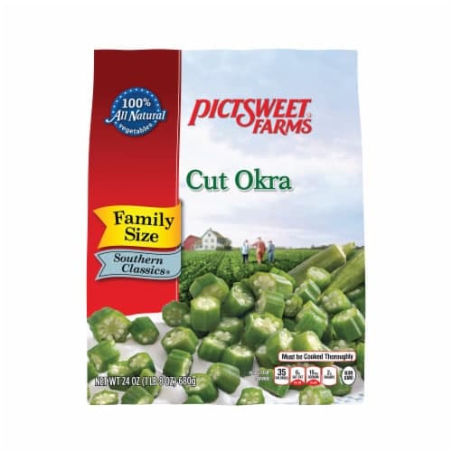 Pictsweet Farms Okra, Cut, Family Size