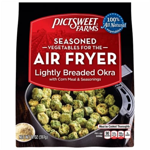 Pictsweet Farms  Lightly Breaded Okra Air Fryer Seasoned Vegetables