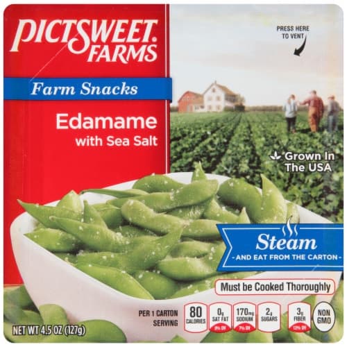 Pictsweet Farm Snacks Edamame, With Sea Salt