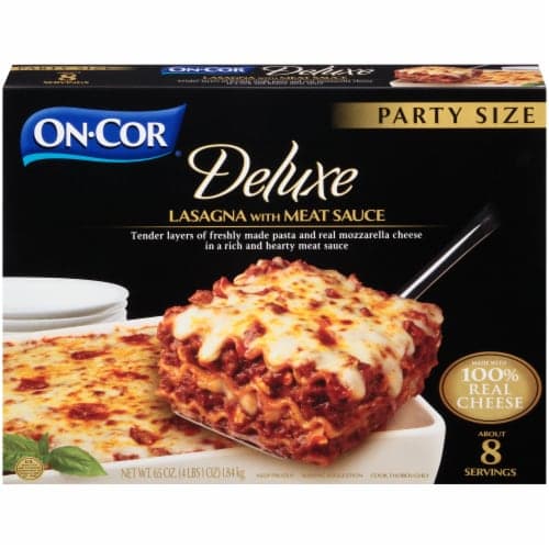 On Cor Party Size Lasagna With Meat Sauce