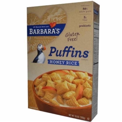 Is it Cashew Free? Barbaras Bakery Bg10657 Barbaras Bakery Honey Rice Puffins -