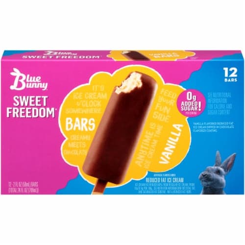 Blue Bunny Ice Cream Bars, Vanilla