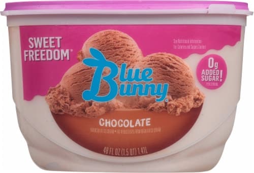 Blue Bunny Sweet Freedom Chocolate Reduced Fat Ice Cream