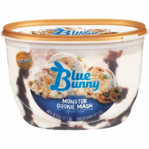 Blue Bunny Monster Cookie Mash
