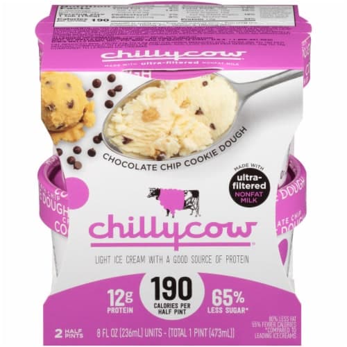 Chillycow Ice Cream, Chocolate Chip Cookie Dough