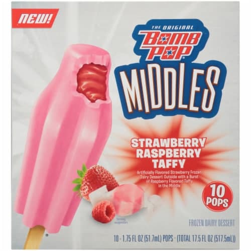 Bomb Pops Middles  Dairy Dessert, Strawberry Raspberry Taffy