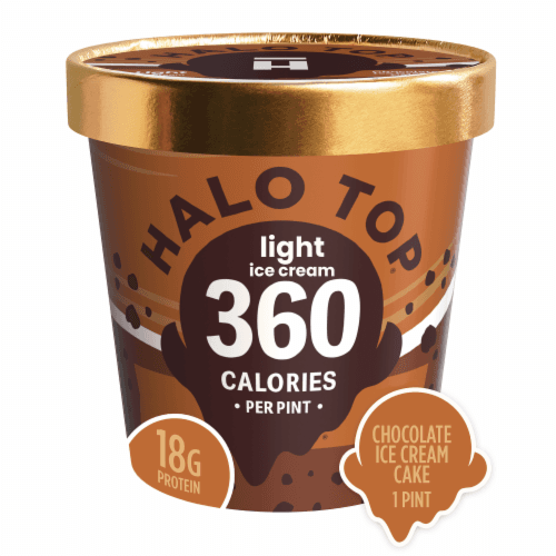 Halo Top Chocolate Ice Cream Cake Light Ice Cream