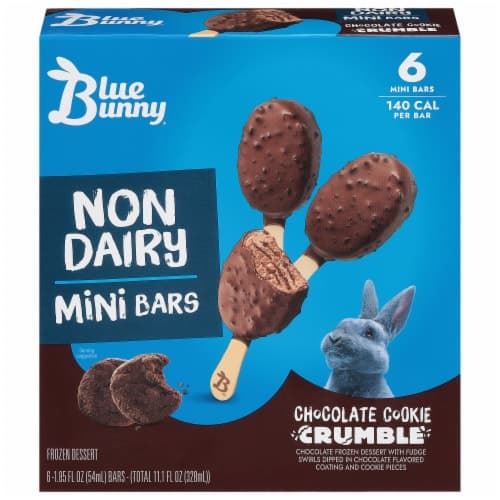 Blue Bunny Chocolate Cookie Crumble Non Dairy Mini Ice Cream Bars