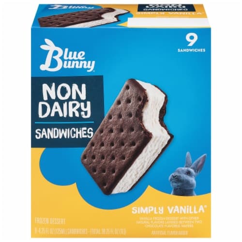 Blue Bunny Vanilla  Dessert Sandwich