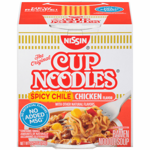 Nissin Cup Noodles Spicy Chili Chicken Flavor Ramen Noodle Soup