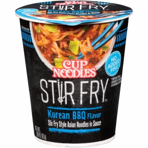 Nissin Cup Noodles Stir Fry Korean Bbq Unit