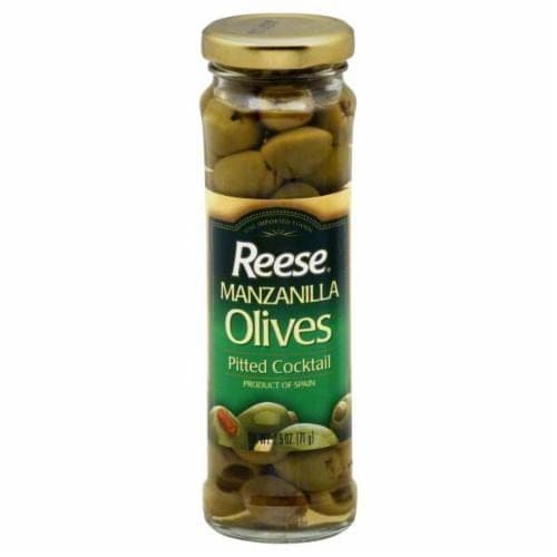 Reese Manzanilla Olives - Thrown Pitted Cocktail
