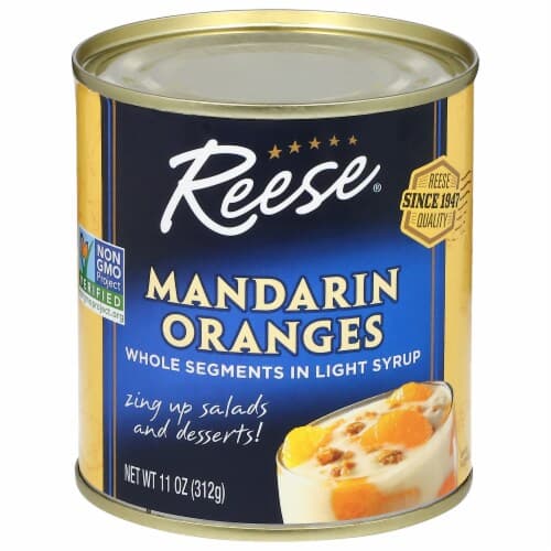Reese Mandarin Oranges Whole Segments In Light Syrup