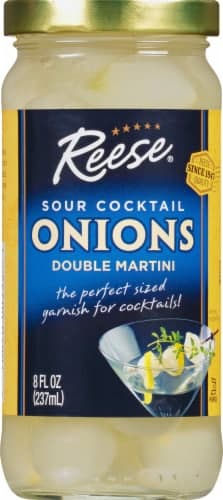 Reese Vegetables Double Martini Sour Cocktail Onions