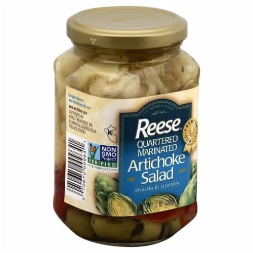 Reese Artichoke Salad, Quartered, Marinated