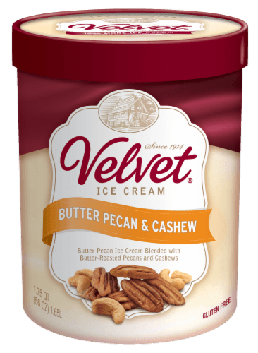 Velvet Ice Cream, Butter Pecan & Cashew