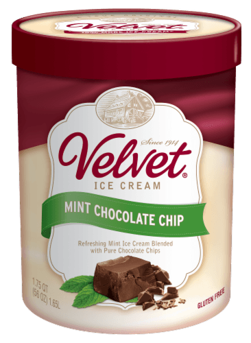Velvet Ice Cream, Mint Chocolate Chip
